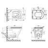 Купить Унитаз подвесной Qtap Scorpio безободковый Ultra Quiet с сиденьем Soft-close QT1433053EUQW , QT1433053EUQW / SD00050898 , в категории Унитазы подвесные , от бренда Qtap  Интернет-магазин сантехники ✓ Лучшие цены на рынке ✓ Огромный выбор ✓ Гарантия