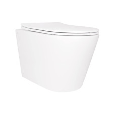Унитаз подвесной Qtap Scorpio безободковый Ultra Quiet с сиденьем Soft-close QT1433053EUQW
