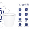Купить Унитаз подвесной Qtap Swan безободковый Ultra Quiet с сиденьем Soft-close QT16335179W , QT16335179W / SD00050900 , в категории Унитазы подвесные , от бренда Qtap  Интернет-магазин сантехники ✓ Лучшие цены на рынке ✓ Огромный выбор ✓ Гарантия ✓ Захо