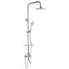 Купить Готовое решение Qtap 2: Душ. кабина полукруглая, 90x90 + Душ. панель , PRECRM1099AP544843 / SD00050967 , в категории Душевые кабины , от бренда Qtap  Интернет-магазин сантехники ✓ Лучшие цены на рынке ✓ Огромный выбор ✓ Гарантия ✓ Заходите!