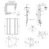 Купити Готове рішення Qtap 5: Душ. кабіна півкругла, 90x90 + Піддон + Душ. панель + Змішувач для душу , PRECRM1099AP544846 / SD00050970 , в категории Душові кабіни , от бренда Qtap  Інтернет-магазин сантехніки ✓ Кращі ціни на ринку ✓ Величезний вибір ✓ Га