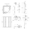 Купити Готове рішення Qtap 12: Душ. кабіна квадратна, 90x90 + Змішувач для душу + Стійка + Шланг + Лійка , PRECRM1099SP544853 / SD00050977 , в категории Душові кабіни , от бренда Qtap  Інтернет-магазин сантехніки ✓ Кращі ціни на ринку ✓ Величезний вибір ✓