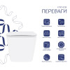 Купити Унітаз підвісний Qtap Crow безобідковий з сідінням Soft-close QT05335171W , QT05335171W / SD00051248 , в категории Унітази підвісні , от бренда Qtap  Інтернет-магазин сантехніки ✓ Кращі ціни на ринку ✓ Величезний вибір ✓ Гарантія ✓ Заходьте!