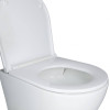 Купить Комплект: Qtap Robin Ultra Quiet унітаз підвісний QT1333046EUQW + Nest комплект інсталяції 4в1 (кругла клавіша Satin) QT0133M425 + QT0111M11111SAT , QT1333046EUQW45145 / SD00051269 , в категории Унитазы подвесные , от бренда Qtap  Интернет-магазин 