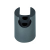 Купити Тримач для ручного душу Qtap Spojeni округлий QT829910842854GRP Graphite , QT829910842854GRP / SD00051303 , в категории Кронштейни, тримачі, підключення , от бренда Qtap  Інтернет-магазин сантехніки ✓ Кращі ціни на ринку ✓ Величезний вибір ✓ Гарант