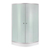 Купити Душова кабіна Lidz Latwa SC90x90.SAT.LOW.FR, скло Frost 4 мм + Lidz Душовий піддон KAPIELKA ST90x90x15 , LLASC9090SLFSET / SD00051435 , в категории Душові кабіни , от бренда Lidz  Інтернет-магазин сантехніки ✓ Кращі ціни на ринку ✓ Величезний вибір