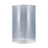 Купити Душова кабіна Lidz Latwa SC90x90.SAT.LOW.GR, скло тон. 4 мм + Lidz Душовий піддон KAPIELKA ST90x90x15 , LLASC9090SLGSET / SD00051436 , в категории Душові кабіни , от бренда Lidz  Інтернет-магазин сантехніки ✓ Кращі ціни на ринку ✓ Величезний вибір 