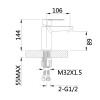 Купити Змішувач для раковини Lidz Latwa 001 (k35) LDLAT001CRM45412 Chrome , LDLAT001CRM45412 / SD00051536 , в категории Змішувачі для умивальника , от бренда Lidz  Інтернет-магазин сантехніки ✓ Кращі ціни на ринку ✓ Величезний вибір ✓ Гарантія ✓ Заходьте!