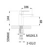 Купити Змішувач для раковини Lidz Latwa 001 (k35) LDLAT001BLA45418 Black , LDLAT001BLA45418 / SD00051542 , в категории Змішувачі для умивальника , от бренда Lidz  Інтернет-магазин сантехніки ✓ Кращі ціни на ринку ✓ Величезний вибір ✓ Гарантія ✓ Заходьте!