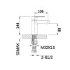 Купити Змішувач для раковини Lidz Latwa 001 (k35) LDLAT001WHI45423 White , LDLAT001WHI45423 / SD00051547 , в категории Змішувачі для умивальника , от бренда Lidz  Інтернет-магазин сантехніки ✓ Кращі ціни на ринку ✓ Величезний вибір ✓ Гарантія ✓ Заходьте!