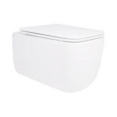 Унітаз підвісний Qtap Gemini безободковий з сидінням Soft-close QT2533076EUQW