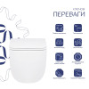 Купити Унітаз підвісний Qtap Gemini безободковий з сидінням Soft-close QT2533076EUQW , QT2533076EUQW / SD00051554 , в категории Унітази підвісні , от бренда Qtap  Інтернет-магазин сантехніки ✓ Кращі ціни на ринку ✓ Величезний вибір ✓ Гарантія ✓ Заходьте!