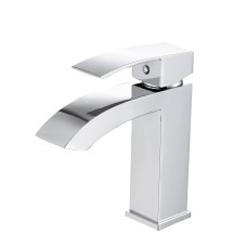 Змішувач для раковини Qtap Swan Cascada QTSWA270CRM45564 Chrome