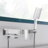 Купити Змішувач для ванни Qtap Swan Cascada з поворотним виливом (з душовим гарнітуром) QTSWA260CRM45565 Chrome , QTSWA260CRM45565 / SD00051689 , в категории Змішувачі для ванної , от бренда Qtap  Інтернет-магазин сантехніки ✓ Кращі ціни на ринку ✓ Величе