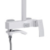 Купити Душова система універсальна Qtap Swan Cascada на три споживачі (з виливом) QTSWA111CRW45570 Chrome/White , QTSWA111CRW45570 / SD00051694 , в категории Склянки для зубних щіток , от бренда Qtap  Інтернет-магазин сантехніки ✓ Кращі ціни на ринку ✓ Ве