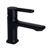 Купити Змішувач для раковини Qtap Taurus QTTAU270BLM45660 Black Matt , QTTAU270BLM45660 / SD00051784 , в категории Змішувачі для умивальника , от бренда Qtap  Інтернет-магазин сантехніки ✓ Кращі ціни на ринку ✓ Величезний вибір ✓ Гарантія ✓ Заходьте!