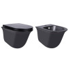 Купить Комплект: Qtap Virgo Matt Black 2в1 унітаз підвісний Rimless QT1833051ERMB + біде підвісне QT1855051FMB , QT1833051ERMB45760 / SD00051884 , в категории  , от бренда Qtap  Интернет-магазин сантехники ✓ Лучшие цены на рынке ✓ Огромный выбор ✓ Гаранти