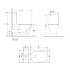 Купити Унітаз-компакт Qtap Cardinal Ultra Quiet безободковий з сидінням Soft-close QT04222168AUQ3W , QT04222168AUQ3W / SD00051950 , в категории Унітази-компакти підлогові , от бренда Qtap  Інтернет-магазин сантехніки ✓ Кращі ціни на ринку ✓ Величезний виб
