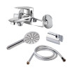 Купить Набір Qtap Pivonka 4 в 1 Змішувач для ванни QTPIV3013102DC Chrome з душовим гарнітуром , QTPIV3013102DC46076 / SD00052200 , в категории Наборы смесителей , от бренда Qtap  Интернет-магазин сантехники ✓ Лучшие цены на рынке ✓ Огромный выбор ✓ Гарант