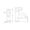 Купити Змішувач для раковини Lidz Aria 0011F (k35) LDARI0011FNKS46091 Nickel , LDARI0011FNKS46091 / SD00052215 , в категории Змішувачі для умивальника , от бренда Lidz  Інтернет-магазин сантехніки ✓ Кращі ціни на ринку ✓ Величезний вибір ✓ Гарантія ✓ Захо