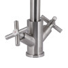 Купити Змішувач для кухні Lidz Wind 161F двохвентильний LDWIN161FNKS46098 Nickel , LDWIN161FNKS46098 / SD00052222 , в категории Змішувачі для кухні , от бренда Lidz  Інтернет-магазин сантехніки ✓ Кращі ціни на ринку ✓ Величезний вибір ✓ Гарантія ✓ Заходьт