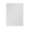 Купити Дзеркало Qtap Mideya Classic 600х800 з LED-підсвічуванням Touch, з антизапотіванням, з годинником, димером, рег. яскравості QT2078F6151W , QT2078F6151W / SD00052312 , в категории Дзеркала у ванну , от бренда Qtap  Інтернет-магазин сантехніки ✓ Кращ