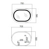 Купить  , QT2578R5070 / SD00052316 , в категории Зеркала в ванную , от бренда Qtap  Интернет-магазин сантехники ✓ Лучшие цены на рынке ✓ Огромный выбор ✓ Гарантия ✓ Заходите!