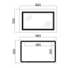 Купить  , QT0478C5080 / SD00052322 , в категории Зеркала в ванную , от бренда Qtap  Интернет-магазин сантехники ✓ Лучшие цены на рынке ✓ Огромный выбор ✓ Гарантия ✓ Заходите!