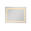 Купити Дзеркало Qtap Cardinal 1000х800 з LED-підсвічуванням Touch, з антизапотіванням, з димером, рег. темп. кольору (3000-6500K) QT0478C10080 , QT0478C10080 / SD00052327 , в категории Дзеркала у ванну , от бренда Qtap  Інтернет-магазин сантехніки ✓ Кращі