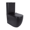 Купити Унітаз підлоговий Qtap Robin Ultra Quiet безобідковий з сидінням Soft-close MATT BLACK QT13226083AMB , QT13226083AMB / SD00052566 , в категории  , от бренда Qtap  Інтернет-магазин сантехніки ✓ Кращі ціни на ринку ✓ Величезний вибір ✓ Гарантія ✓ Зах