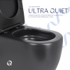 Купити Унітаз підлоговий Qtap Robin Ultra Quiet безобідковий з сидінням Soft-close MATT BLACK QT13226083AMB , QT13226083AMB / SD00052566 , в категории  , от бренда Qtap  Інтернет-магазин сантехніки ✓ Кращі ціни на ринку ✓ Величезний вибір ✓ Гарантія ✓ Зах