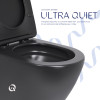 Купити Унітаз підвісний Qtap Robin New Ultra Quiet безобідковий з сидінням Soft-close MATT BLACK QT13332381АSMB , QT13332381АSMB / SD00052574 , в категории  , от бренда Qtap  Інтернет-магазин сантехніки ✓ Кращі ціни на ринку ✓ Величезний вибір ✓ Гарантія 