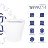Купити Унітаз підлоговий Qtap Robin безбачковий Ultra Quiet безобідковий безобідковий з сидінням Soft-close WHITE QT13223381AW , QT13223381AW / SD00052587 , в категории Унітази-компакти підлогові , от бренда Qtap  Інтернет-магазин сантехніки ✓ Кращі ціни 