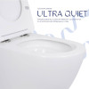 Купити Унітаз підлоговий Qtap Robin безбачковий Ultra Quiet безобідковий безобідковий з сидінням Soft-close WHITE QT13223381AW , QT13223381AW / SD00052587 , в категории Унітази-компакти підлогові , от бренда Qtap  Інтернет-магазин сантехніки ✓ Кращі ціни 