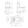 Купити Унітаз підлоговий Qtap Vlasta Ultra Quiet безобідковий з сидінням Soft-close WHITE QT28228300W , QT28228300W / SD00052619 , в категории Унітази-компакти підлогові , от бренда Qtap  Інтернет-магазин сантехніки ✓ Кращі ціни на ринку ✓ Величезний вибі