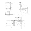 Купити Унітаз підлоговий Qtap Stenava Rimless безобідковий з сидінням Soft-close WHITE QT27228303W , QT27228303W / SD00052621 , в категории Унітази-компакти підлогові , от бренда Qtap  Інтернет-магазин сантехніки ✓ Кращі ціни на ринку ✓ Величезний вибір ✓