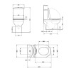 Купити Унітаз підлоговий Qtap Dove Rimless безобідковий з сидінням Soft-close WHITE QT06228380BW , QT06228380BW / SD00052622 , в категории Унітази-компакти підлогові , от бренда Qtap  Інтернет-магазин сантехніки ✓ Кращі ціни на ринку ✓ Величезний вибір ✓ 