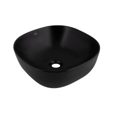 Раковина-чаша Qtap Kolibri 410x410x150 Matt black QT10112144MBMBN