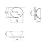 Купити Раковина-чаша Qtap Dove 410х335х145 Matt black QT063078MBMBN , QT063078MBMBN / SD00052908 , в категории Умивальники , от бренда Qtap  Інтернет-магазин сантехніки ✓ Кращі ціни на ринку ✓ Величезний вибір ✓ Гарантія ✓ Заходьте!