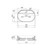 Купити Раковина Qtap Scorpio 610x400x120 White QT14112203WN , QT14112203WN / SD00052915 , в категории Умивальники , от бренда Qtap  Інтернет-магазин сантехніки ✓ Кращі ціни на ринку ✓ Величезний вибір ✓ Гарантія ✓ Заходьте!