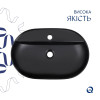 Купити Раковина-чаша Qtap Scorpio 610x400x120 Matt black QT142203MBMBN , QT142203MBMBN / SD00052916 , в категории Умивальники , от бренда Qtap  Інтернет-магазин сантехніки ✓ Кращі ціни на ринку ✓ Величезний вибір ✓ Гарантія ✓ Заходьте!