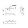 Купити Раковина Qtap Nando LT 600х420х120 Matt black QT12112173MBMBN , QT12112173MBMBN / SD00052918 , в категории Умивальники , от бренда Qtap  Інтернет-магазин сантехніки ✓ Кращі ціни на ринку ✓ Величезний вибір ✓ Гарантія ✓ Заходьте!