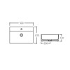 Купити Раковина Qtap Nando LT 500х420х130 White QT12112173SWN , QT12112173SWN / SD00052919 , в категории Умивальники , от бренда Qtap  Інтернет-магазин сантехніки ✓ Кращі ціни на ринку ✓ Величезний вибір ✓ Гарантія ✓ Заходьте!