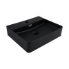 Купити Раковина Qtap Nando LT 500х420х130 Matt black QT12112173SMBMBN , QT12112173SMBMBN / SD00052920 , в категории Умивальники , от бренда Qtap  Інтернет-магазин сантехніки ✓ Кращі ціни на ринку ✓ Величезний вибір ✓ Гарантія ✓ Заходьте!