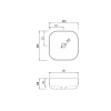 Купити Раковина-чаша Qtap Kolibri 430х430х150 White QT1011K396WN , QT1011K396WN / SD00053081 , в категории Умивальники , от бренда Qtap  Інтернет-магазин сантехніки ✓ Кращі ціни на ринку ✓ Величезний вибір ✓ Гарантія ✓ Заходьте!