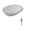 Купити Комплект Qtap Stork: Раковина врізна овальна 560x395x195 мм White + Донний клапан PU02O , QT15116030WN47294 / SD00053418 , в категории Умивальники , от бренда Qtap  Інтернет-магазин сантехніки ✓ Кращі ціни на ринку ✓ Величезний вибір ✓ Гарантія ✓ З