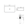 Купити Комплект Qtap Tern: Раковина накладна прамокутна 605x350x140 мм WHITE + Донний клапан PU02 , QT17112270WN47304 / SD00053428 , в категории Умивальники , от бренда Qtap  Інтернет-магазин сантехніки ✓ Кращі ціни на ринку ✓ Величезний вибір ✓ Гарантія 
