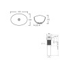 Купити Комплект Qtap Dove: Раковина накладна овальна 410x335x145 мм White + Донний клапан PU02 , QT06113078WN47308 / SD00053432 , в категории Умивальники , от бренда Qtap  Інтернет-магазин сантехніки ✓ Кращі ціни на ринку ✓ Величезний вибір ✓ Гарантія ✓ З