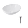 Купити Комплект Qtap Dove: Раковина накладна овальна 410x335x145 мм White + Донний клапан PU02 , QT06113078WN47308 / SD00053432 , в категории Умивальники , от бренда Qtap  Інтернет-магазин сантехніки ✓ Кращі ціни на ринку ✓ Величезний вибір ✓ Гарантія ✓ З
