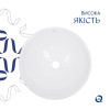 Купити Комплект Qtap Owl: Раковина накладна кругла 400х400х155 мм White + Донний клапан PU02 , QT1911K53WN47319 / SD00053443 , в категории Умивальники , от бренда Qtap  Інтернет-магазин сантехніки ✓ Кращі ціни на ринку ✓ Величезний вибір ✓ Гарантія ✓ Захо